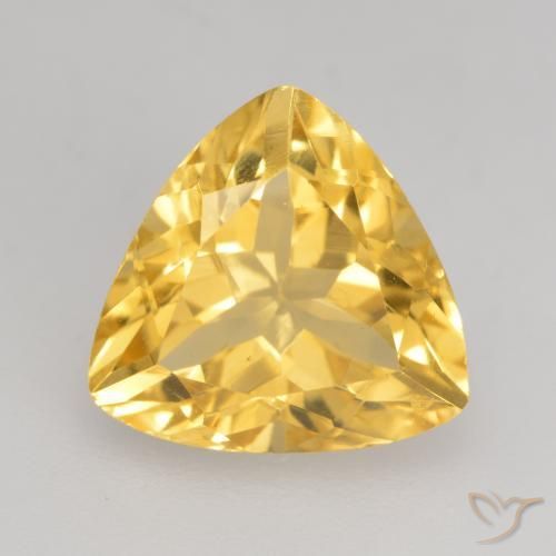 Citrine Or moyen naturelle Trillion, 2.34 ct, VVS-VS
