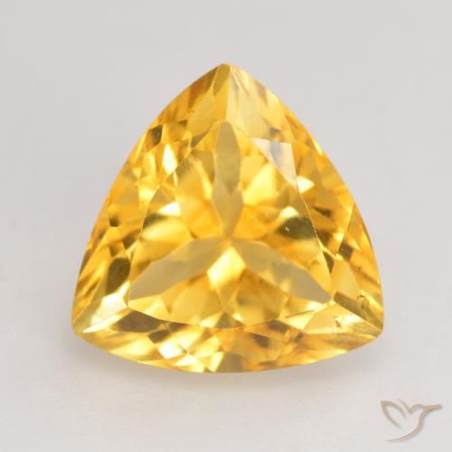 Citrine Or moyen naturelle Trillion, 2.58 ct, VVS-VS
