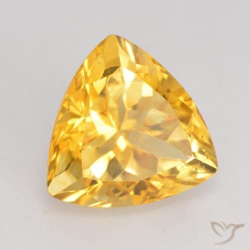 Citrine Or moyen naturelle Trillion, 2.58 ct, VVS-VS