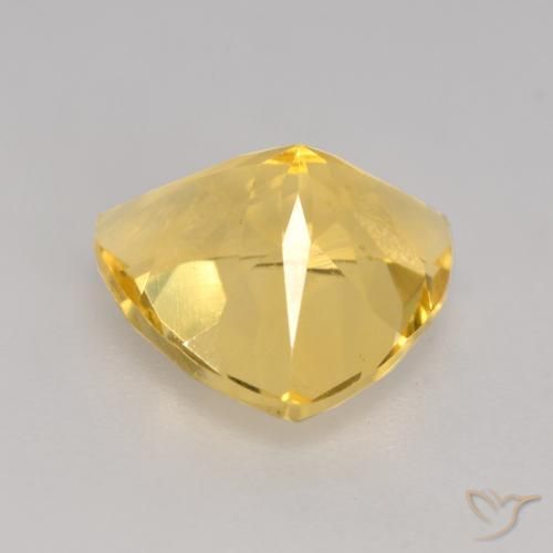 Citrine Doré moyen naturelle Trillion, 2.03 ct, VVS-VS