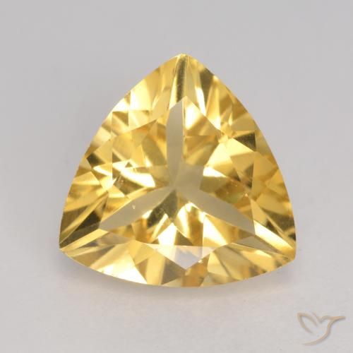 Citrine Or naturelle Trillion, 2.02 ct, VVS-VS