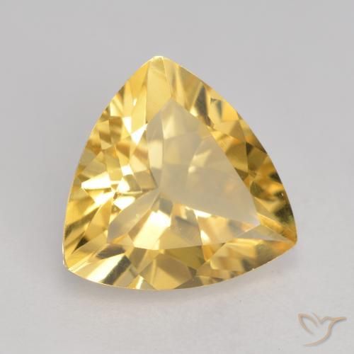 Citrine Or naturelle Trillion, 2.02 ct, VVS-VS