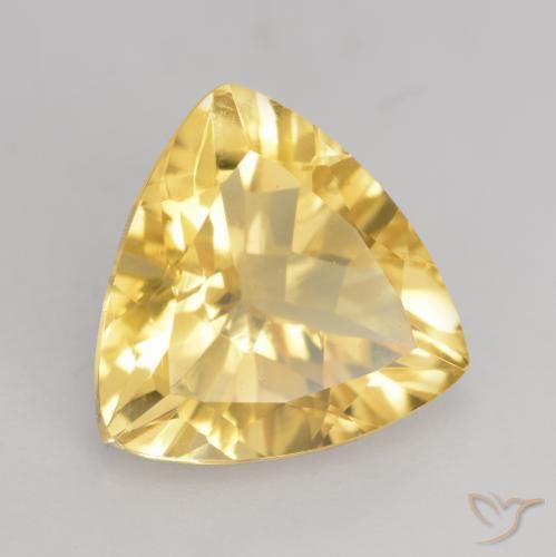 Citrine Or moyen naturelle Trillion, 2.18 ct, VVS-VS