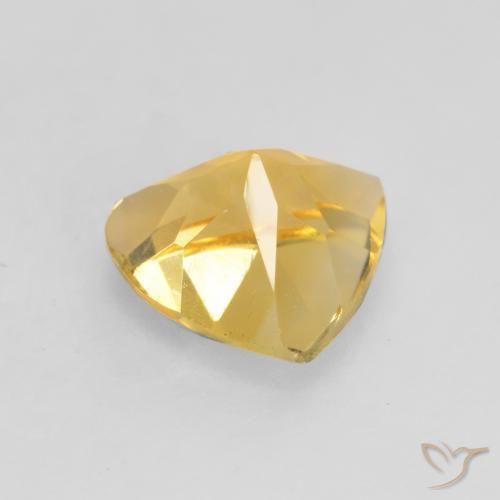 Citrine Or moyen naturelle Trillion, 1.11 ct, VVS-VS