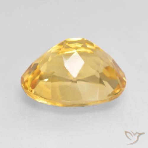 Citrine Or moyen naturelle ovale, 3.61 ct, VVS-VS