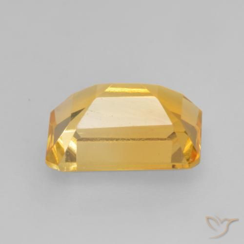 Citrine Or moyen naturelle Octogone / coupe Émeraude, 1.47 ct, VVS-VS