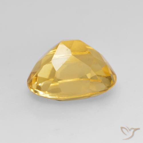 Citrine Or moyen naturelle ovale, 3.70 ct, VVS-VS