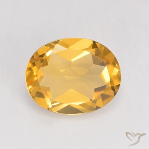 3.08ct Naturel Doré vif Citrine, ovale, VVS-VS
