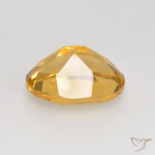 Citrine Or moyen naturelle ovale, 3.48 ct, VVS-VS