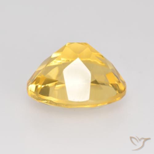 Citrine Doré vif naturelle ovale, 3.56 ct, VVS-VS