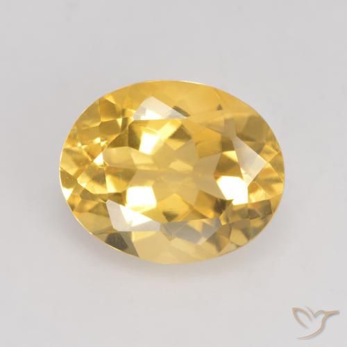 3.43ct Naturel Doré vif Citrine, ovale, VVS-VS