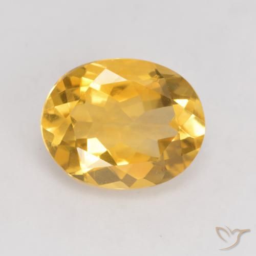 3.13ct Naturel Doré vif Citrine, ovale, VVS-VS