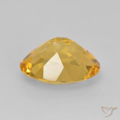 Citrine Doré moyen naturelle ovale, 2.84 ct, VVS-VS