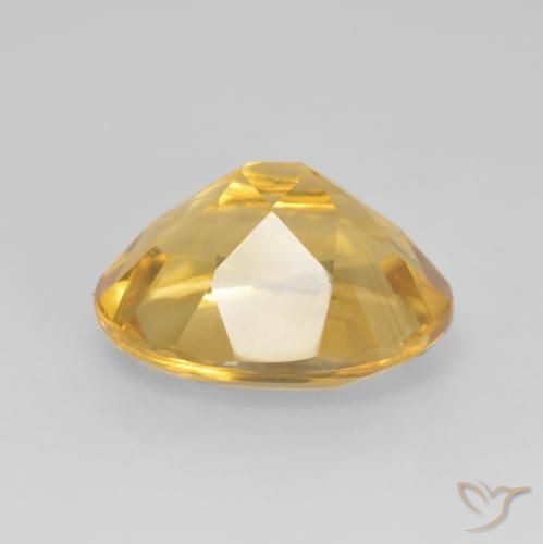 Citrine Orange Doré naturelle ovale, 3.49 ct, VVS-VS