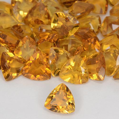 Achetez naturel 1.23ct Doré-orange foncé Citrine gems, Trillion, En provenance Brésil chez GemSelect. En stock, livraison internationale!