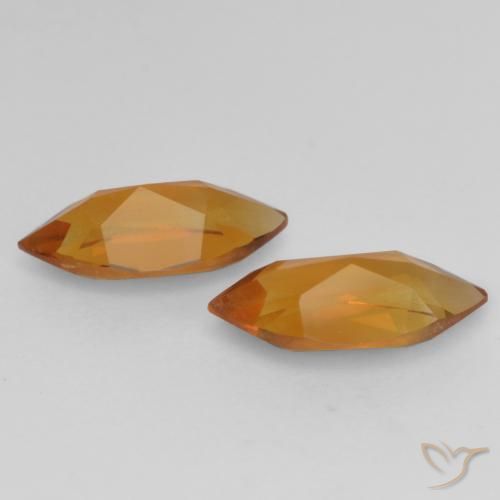 Shop natural 0.89ct Orange moyen Citrine gems, Marquise, from Brésil at GemSelect. In stock, global shipping!