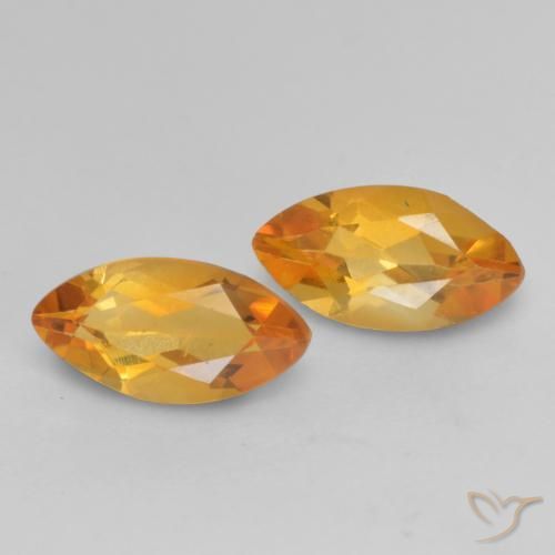 Shop natural 0.95ct Orange moyen Citrine gems, Marquise, from Brésil at GemSelect. In stock, global shipping!