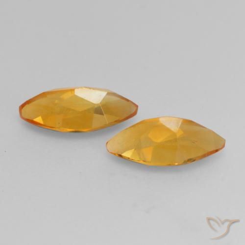 Shop natural 0.95ct Orange moyen Citrine gems, Marquise, from Brésil at GemSelect. In stock, global shipping!