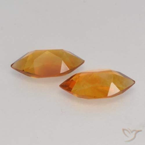 Shop natural 0.97ct Orange moyen Citrine gems, Marquise, from Brésil at GemSelect. In stock, global shipping!