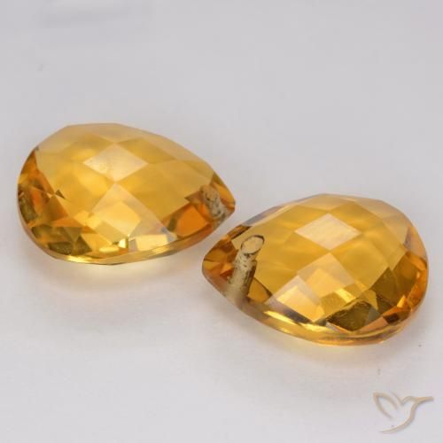 Shop natural 7.21ct Doré foncé Citrine gems, En forme de poire, from Brésil at GemSelect. In stock, global shipping!