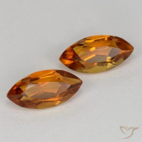 Shop natural 1.27ct Orange moyen Citrine gems, Marquise, from Brésil at GemSelect. In stock, global shipping!