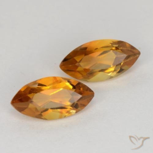 Shop natural 1.19ct Orange moyen Citrine gems, Marquise, from Brésil at GemSelect. In stock, global shipping!