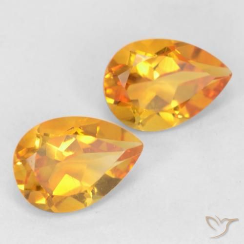 Shop natural 1.33ct Or orange foncé Citrine gems, En forme de poire, from Brésil at GemSelect. In stock, global shipping!