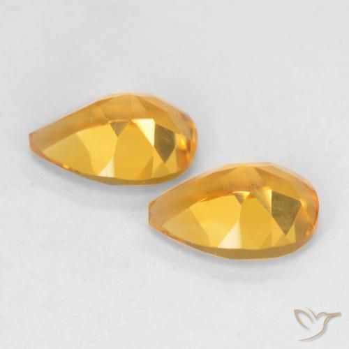 Shop natural 1.33ct Doré foncé Citrine gems, En forme de poire, from Brésil at GemSelect. In stock, global shipping!