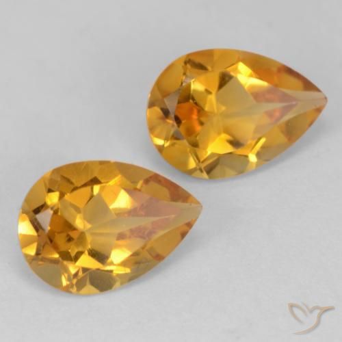 Shop natural 1.28ct Or orange foncé Citrine gems, En forme de poire, from Brésil at GemSelect. In stock, global shipping!