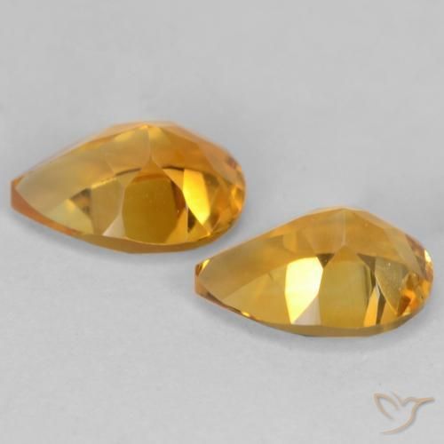 Shop natural 1.28ct Or orange foncé Citrine gems, En forme de poire, from Brésil at GemSelect. In stock, global shipping!