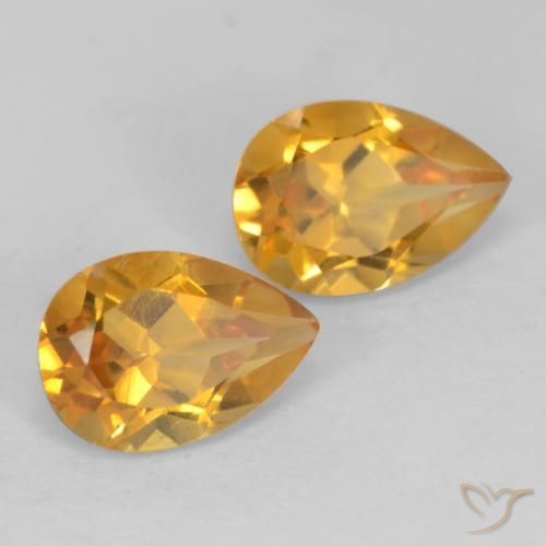 Shop natural 1.31ct Doré foncé Citrine gems, En forme de poire, from Brésil at GemSelect. In stock, global shipping!