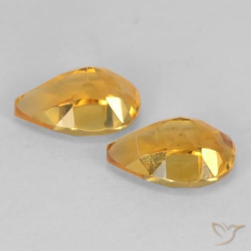Shop natural 1.31ct Doré foncé Citrine gems, En forme de poire, from Brésil at GemSelect. In stock, global shipping!