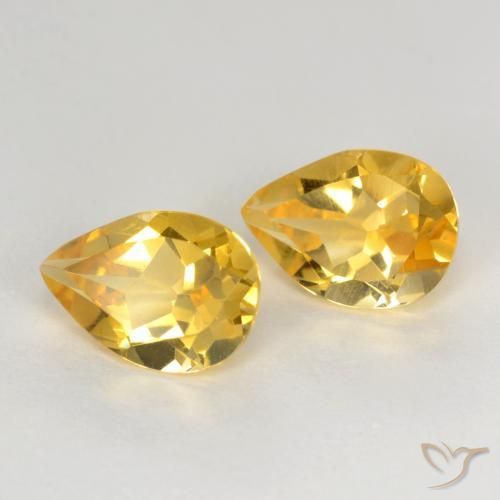 Shop natural 1.20ct Orange Doré Citrine gems, En forme de poire, from Brésil at GemSelect. In stock, global shipping!