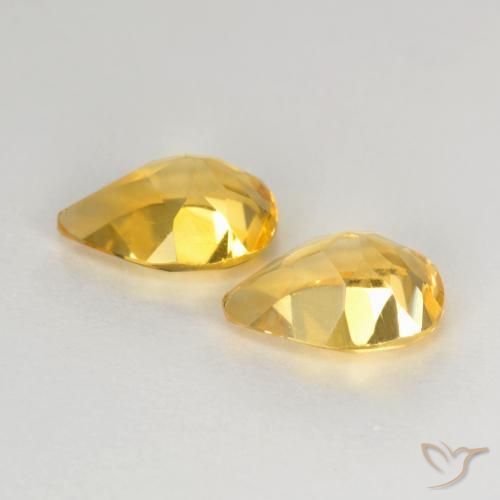 Shop natural 1.20ct Orange Doré Citrine gems, En forme de poire, from Brésil at GemSelect. In stock, global shipping!