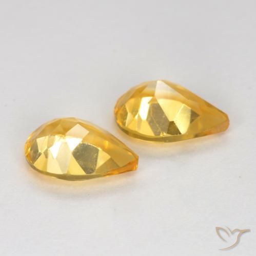 Shop natural 1.18ct Or moyen Citrine gems, En forme de poire, from Brésil at GemSelect. In stock, global shipping!