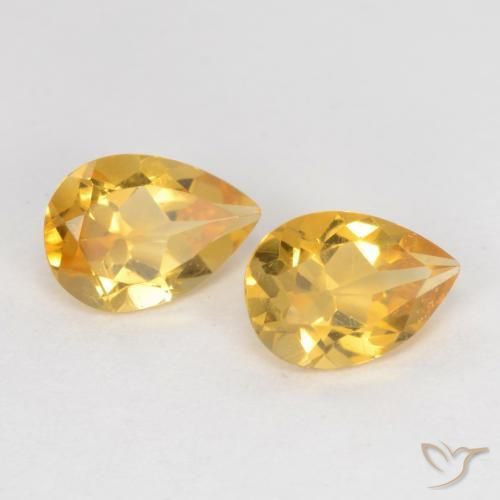 Shop natural 1.17ct Or moyen Citrine gems, En forme de poire, from Brésil at GemSelect. In stock, global shipping!