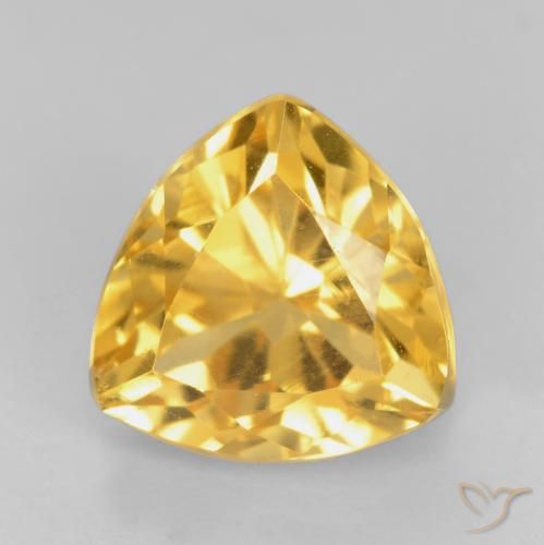 Citrine Doré naturelle Trillion, 1.81 ct, VVS-VS