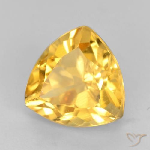 Citrine Doré naturelle Trillion, 1.81 ct, VVS-VS