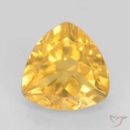 1.79ct Naturel Doré vif Citrine, Trillion, VVS-VS
