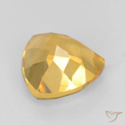 Citrine Doré vif naturelle Trillion, 1.79 ct, VVS-VS