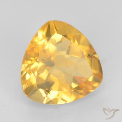 Citrine Or moyen naturelle Trillion, 1.65 ct, VVS-VS
