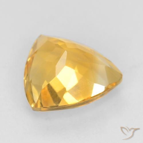 Citrine Top Gold naturelle Trillion, 1.54 ct, VVS-VS
