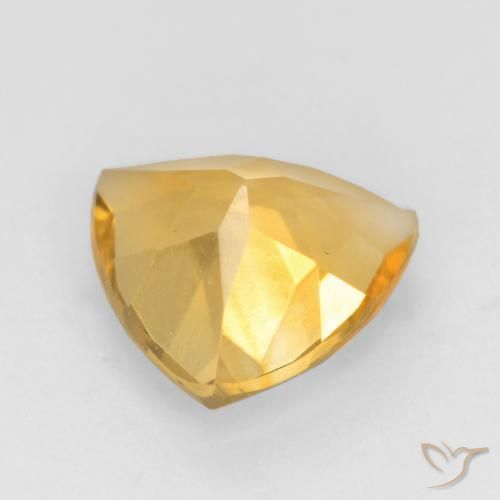 Citrine Or naturelle Trillion, 1.22 ct, VVS-VS
