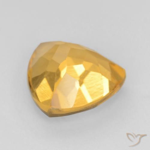 Citrine Or moyen naturelle Trillion, 1.37 ct, VVS-VS