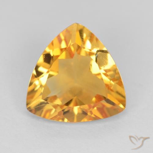 1.97ct Naturel Orange-or Citrine, Trillion, VVS-VS