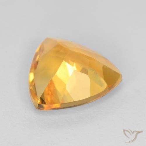 Citrine Orange-or naturelle Trillion, 1.97 ct, VVS-VS