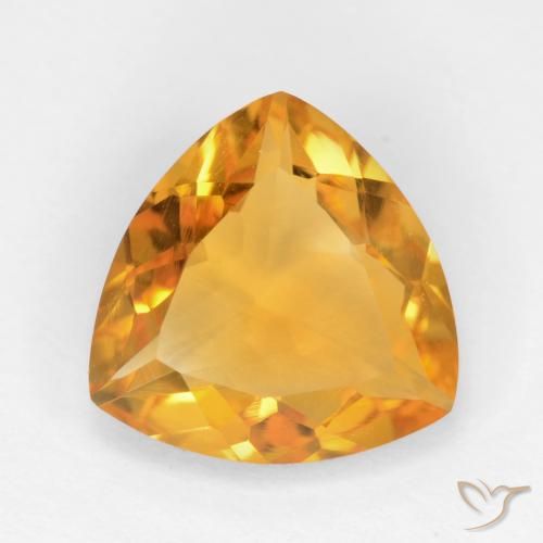 1.88ct Naturel Orange-or Citrine, Trillion, VVS-VS