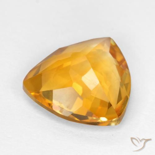 Citrine Orange-or naturelle Trillion, 1.88 ct, VVS-VS