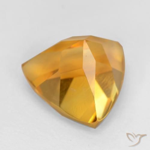 Citrine Orange-or naturelle Trillion, 2.82 ct, VVS-VS