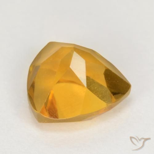 Citrine Doré moyen naturelle Trillion, 1.31 ct, VS